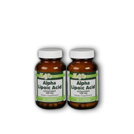 El ácido alfa lipoico 300 mg Twin Packs Lifetime 60 - 60 Caps