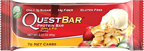 Misión nutrición proteína Bar, tarta de manzana, 20g proteína, de 2,1 oz Bar, cuenta 12
