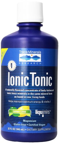 Liquimins, Mineral tónico iónico concentrado, limón, 32 onzas