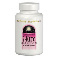 50 MG, 7-Keto DHEA metabolito 30 fichas por Source Naturals (paquete de 6)