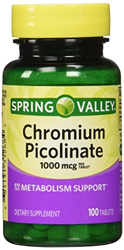 Spring Valley - cromo picolinato 1000 mcg, 100 tabletas