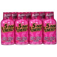 5 horas Energy bebida nutricional, limonada rosa, 1,93 oz, cuenta 12