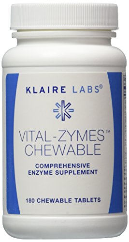 Klaire Labs - Vital-Zymes masticables - tabletas masticables 180
