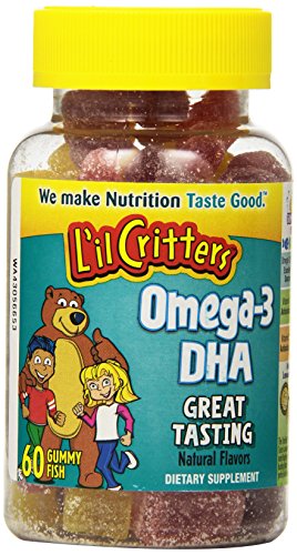 L'il Critters gomitas vitamina de Omega-3, 60 Count (paquete de 2)