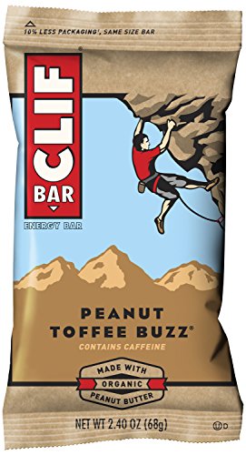 BARRA de CLIF energía - caramelo cacahuete Buzz - (2,4 oz, cuenta 12)