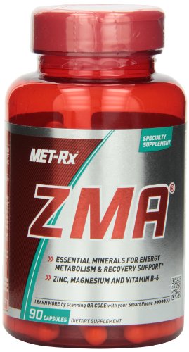 ZMA de MET-Rx cápsulas de suplemento de dieta, cuenta 90