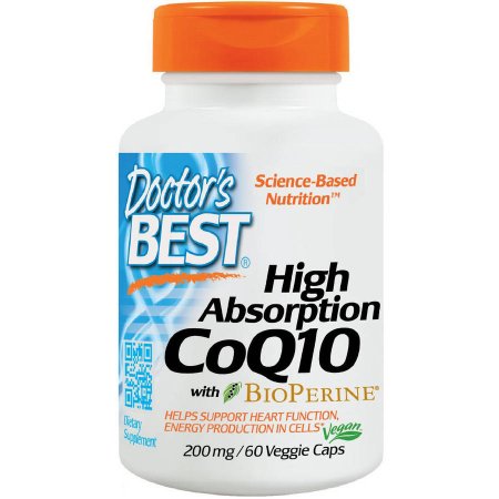 Doctor's Best Alta absorción de CoQ10 200 mg, 60 CT