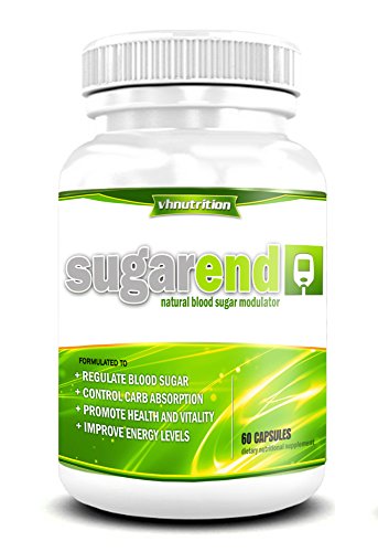 SugarEnd sangre azúcar apoyo suplemento para controlar, disminuir y reducir los niveles de glucosa
