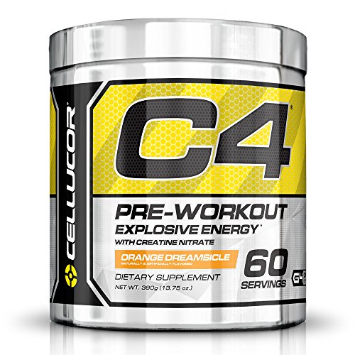 Cellucor - C4 Fitness entrenamiento antes del entrenamiento suplemento para los hombres y las mujeres - aumentar la energía y enfoque con nitrato de creatina y vitamina B12, Orange Dreamsicle, 60 porciones