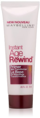 Maybelline New York instantánea edad Rewind Primer piel transformador, claro, 0.85 onzas de líquido