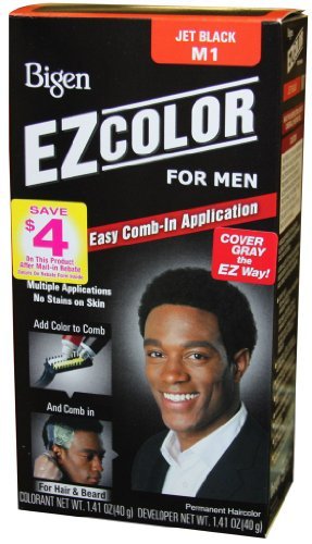 Color tintes EZ para hombres (M1 negro azabache)