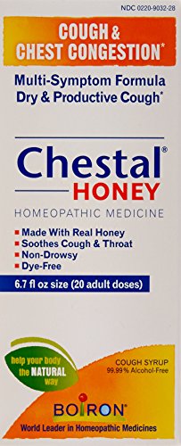 Tos chestal miel adulto y medicina de congestión de pecho, 6,7 onzas de líquido