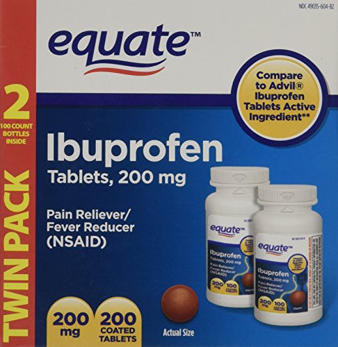 Comparar ibuprofeno dolor Reliver fiebre reductor recubiertos 200 mg 100 tabletas (paquete 2)
