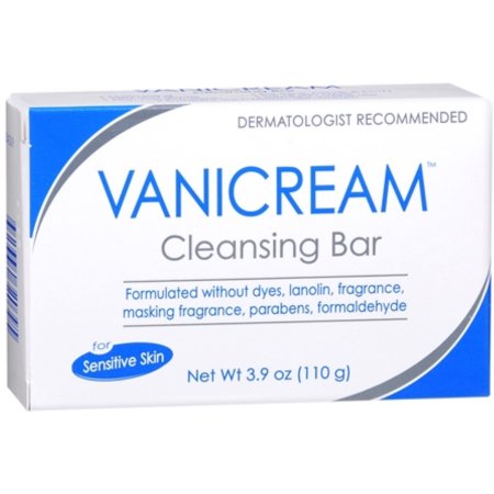 6 Pack - VANICREAM Barra de limpieza para la piel sensible 390 oz