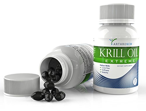 Krill antártico puro aceite cápsulas ● Super Omega 3 ácidos grasos suplemento repleto de DHA y EPA ● Natural antiinflamatoria y antioxidante con colina y astaxantina