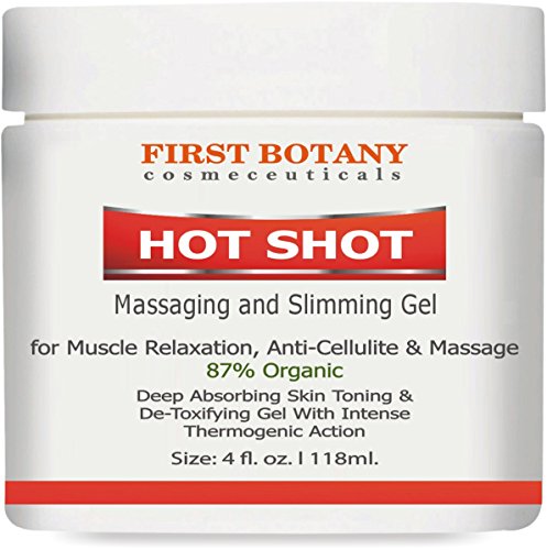 Hot Shot que adelgaza el Gel y masaje Gel 4 oz gran para masaje y relajación muscular mejor Anti celulitis crema con acción termogénica intensa