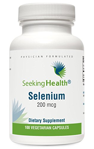 El selenio | Proporciona 200 mcg de selenio Natural por dosis | 100 fácil de tragar cápsulas vegetarianas | Libre de alergénicos comunes y estearato de magnesio | Médico formulado | Busca salud