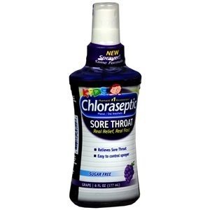 Chloraseptic Spray de dolor de garganta de los niños, uva, 6 onzas (177 ml)