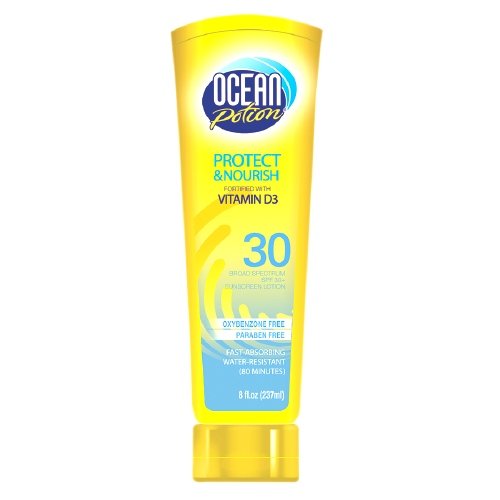 Océano poción Sunscreen SPF 30, 8 Fl Oz / 237 Ml (Pack de 2)