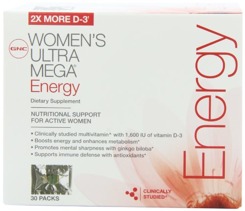 Ultra Mega Energy Vitapak de la mujer GNC 30 paquetes