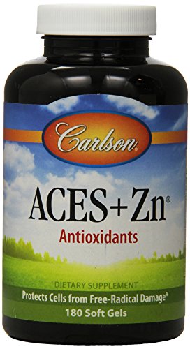 Carlson Labs ases + Zn antioxidantes, 180 cápsulas
