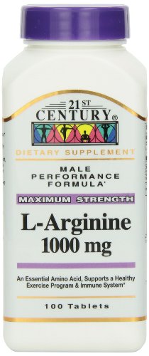 siglo XXI L-arginina 1000 Mg comprimidos, 100-cuenta