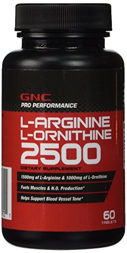 GNC Pro Performance L-arginina L-ornitina, tabletas, 60 ea