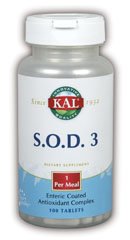 KAL - S.O.D.-3, mf 3000, 100 comprimidos
