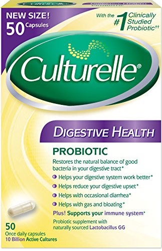 Capsulas de salud digestiva Culturelle, cuenta 50