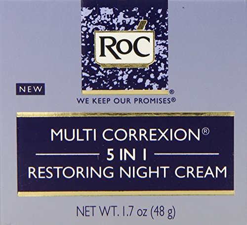 Roc Multi Correxion 5-en-1 restaurar la crema de noche, 1.7 onzas líquidas