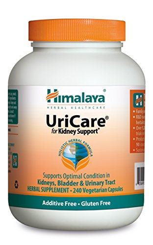 Himalaya UriCare/Cystone, 240 VCaps para riñón y vía urinaria ayuda, 840mg