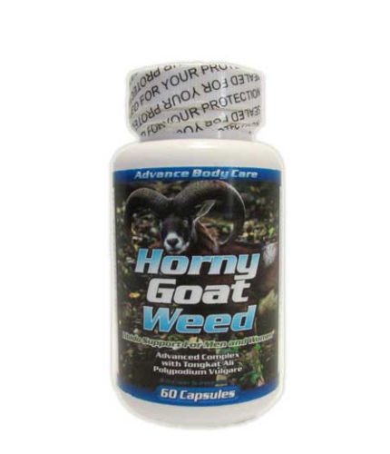 2 botellas de Horny Goat Weed complejo puro 1000 Mg Libido ayuda para hombres y mujeres