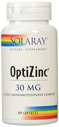 Suplemento de Solaray Optizinc, 30 mg, 60 Count