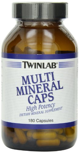 Twinlab Multi Mineral Caps, 180 cápsulas (paquete de 2)