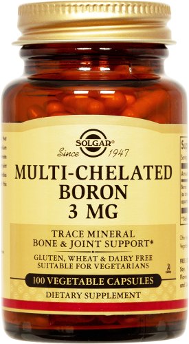 Solgar - Multi-Chelated boro, 3 mg, 100 cápsulas