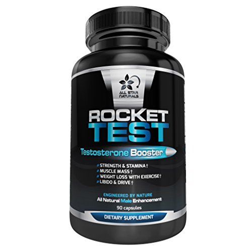 Prueba de cohete: Natural de la testosterona Booster suplemento apoya energía Libido y crecimiento muscular - 45 días