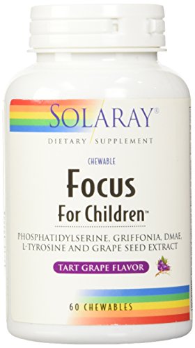 Solaray - enfoque para niños, 60 comprimidos