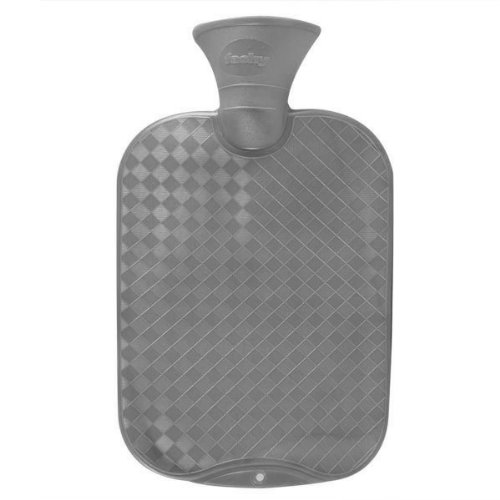 Clásico Cruz Hatched agua Bottle - botella de agua caliente 2l antracita por Fashy