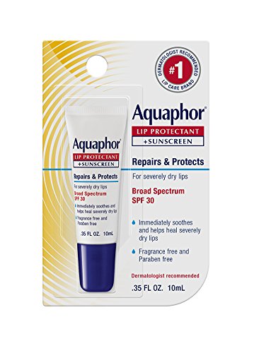 Aquaphor reparación de labios + protección UVA/UVB, fps 30, 0,35 onzas