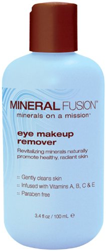 Fusión mineral marcas Natural Eye Makeup Remover, 3.4 fl. oz.
