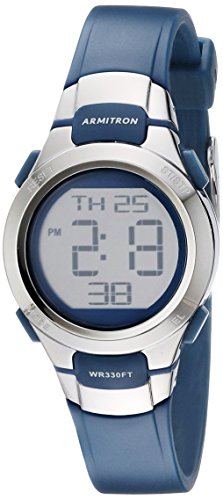 45/7012NVSV de deporte Armitron mujer Reloj Digital con correa azul marino mate