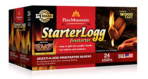 Montaña del pino Firestarters StarterLogg Firestarting bloques, arrancadores de fuego 24