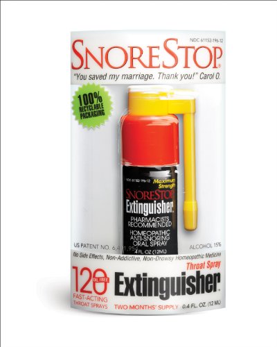 SnoreStop extinguidor Spray de garganta, 120 Sprays, 0,6 Oz.