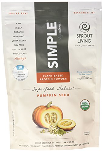 Brotar la vida polvo de proteína de semilla de calabaza, 1 lb