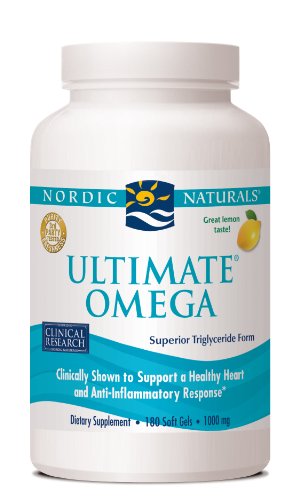 Nordic Naturals - Ultimate Omega, soporte para un corazón sano, cuenta 180