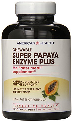 Salud multi-enzimas Plus, Super Papaya, cuenta 360