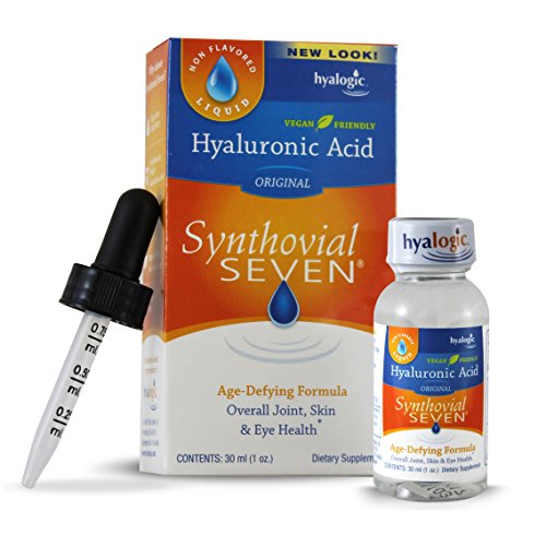 Hyalogic Synthovial Seven ácido hialurónico líquido - HA conjunto soporte - vegano - 1 oz