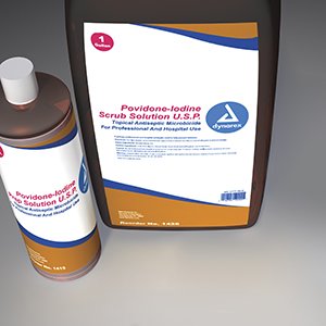 PVP yodo de povidona solución desinfectante 4 oz