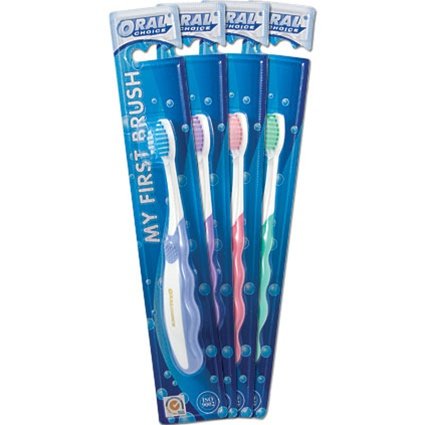 Opción oral 3529-B mi primer cepillo cepillo de dientes infantil 10 pc