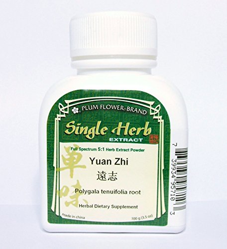 Polvo del extracto de raíz de Senega chino, hierba / Yuan Zhi / Polygala Tenuifolia, 100g o 3.5oz
